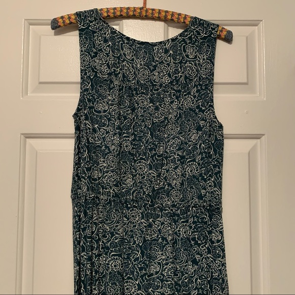 Teal Waist-defined Maxi Dress - Picture 5 of 5